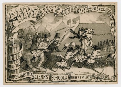 サリーズリバー叔母、クリスタルパレス、1861年6月15日 作： English School