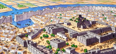 テノチティトランのアステカの都市 作： English School