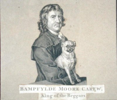 Bampfylde Moore Carew (1693-c.1770) King of the Beggars（ベガーズの王）（エングレーヴィング 作： 英語学校