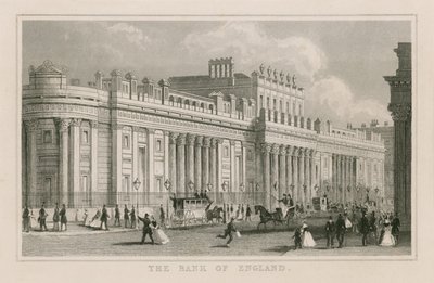 イングランド銀行、ジョンソーンズサウスフロント、1823年 作： English School
