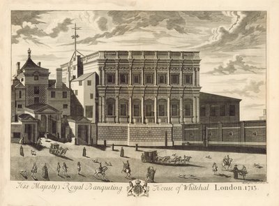 バンケッティングハウス、ホワイトホール、1713年 作： English School