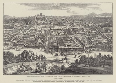 1670年頃、旧ロバンゴ王国の首都バンザ・ロバンギリ（写真） 作： English School