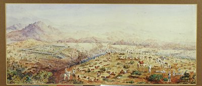 1884年のスーダン、タマイの戦い（紙にトイレ） 作： English School