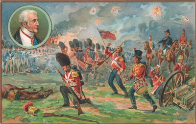 ウォータールーの戦い、1815年6月18日 作： English School