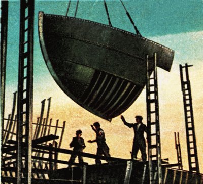 タイタニック号が建造されたベルファスト造船所 作： English School
