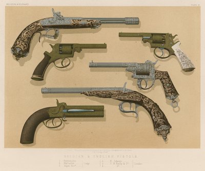 ベルギーとイギリスの拳銃 作： English School