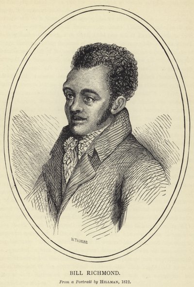 ビル・リッチモンド、ヒルマンの肖像から、1812 作： English School