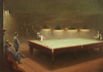サーストンでのビリヤード試合、1930 作： English School