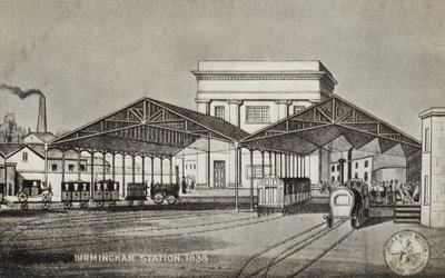 バーミンガム駅、1838 作： English School