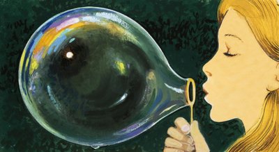 バブルを吹く 作： English School