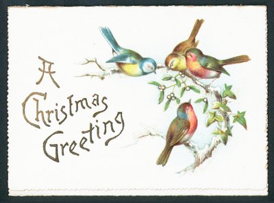 ブルーティッツアンドロビンス、クリスマスカード 作： English School