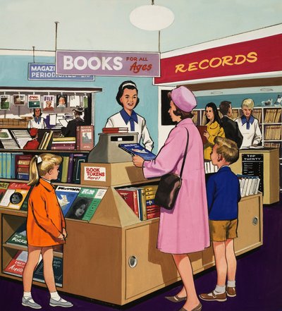 書店の店員 作： English School