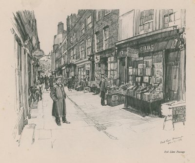 レッドライオンパッセージの書店 作： English School
