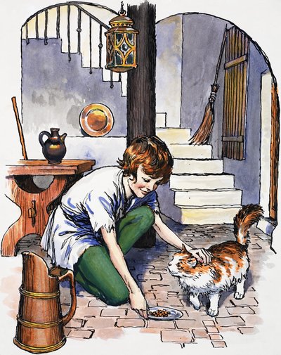 猫と少年 作： English School