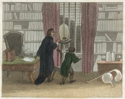 ボイルの発見（カラー版画） 作： English School