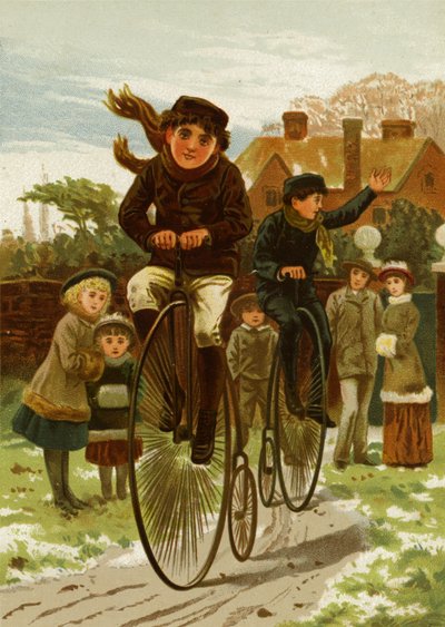 自転車の男の子 作： English School