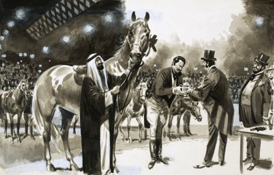 ブライアンヒューズ、1907年のニューヨークホースショーのデマに成功 作： English School