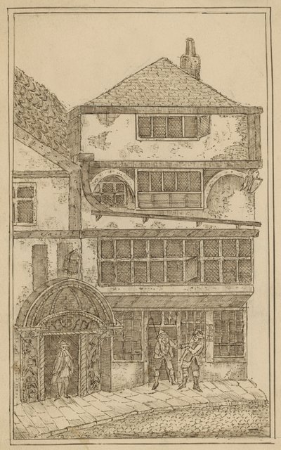 Leadenhall、現在のユダヤ人シナゴーグ、Bricklayers Hall、1797 作： English School