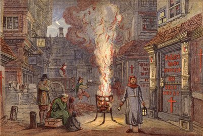 ロンドンの大疫病、あなたの死者を呼び覚ます 作： English School