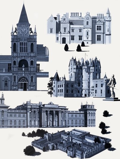 英国の荘厳な家 作： English School