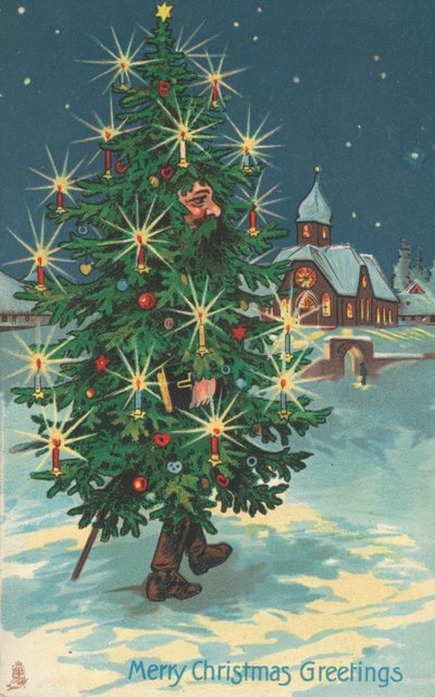 イギリスのクリスマスカード 作： English School