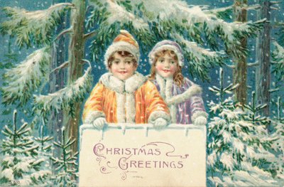 イギリスのクリスマスカード 作： English School