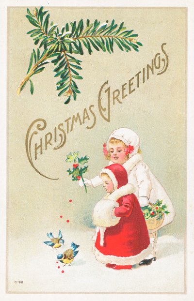 イギリスのクリスマスカード 作： English School