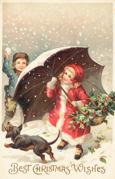 イギリスのクリスマスカード 作： English School