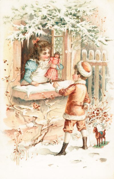 イギリスのクリスマスカード 作： English School