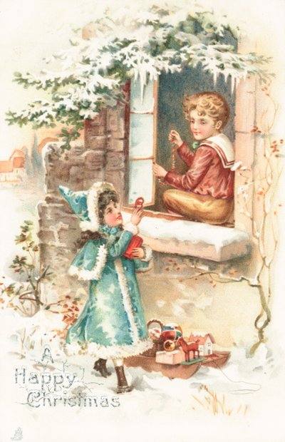 イギリスのクリスマスカード 作： English School