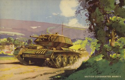 イギリスのコヴェナンター マーク V 戦車、第二次世界大戦 (カラー リソ) 作： English School