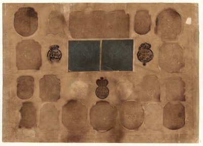 イギリスの収入切手、1765年頃 作： English School