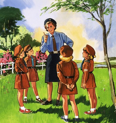 ブラウンフクロウと彼女のブラウニーパック 作： English School