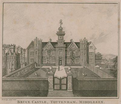 ブルース城、ロンドン、トッテナム; 1686年に撮影したビュー 作： English School
