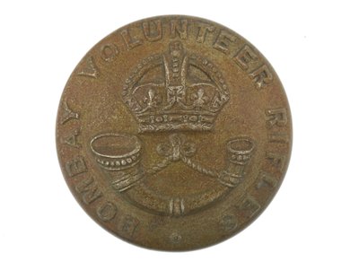 ボタン、ボンベイボランティアライフル、1901-1947 作： English School