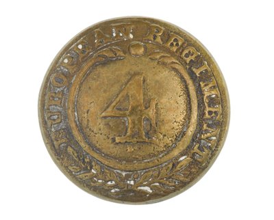 ボタン、他の階級、第4ベンガルヨーロッパ連隊、1855-1861 作： English School