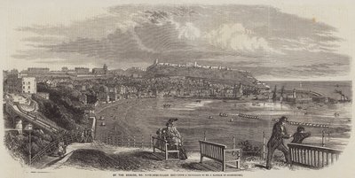 By the Seaside, Scarborough Bay (the engraving) 作： English School