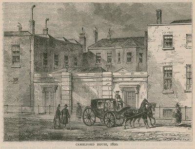 キャメルフォードハウス、ロンドン、1820 作： English School