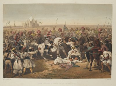 「Shahzadaghsの捕獲と死」、1857 作： English School