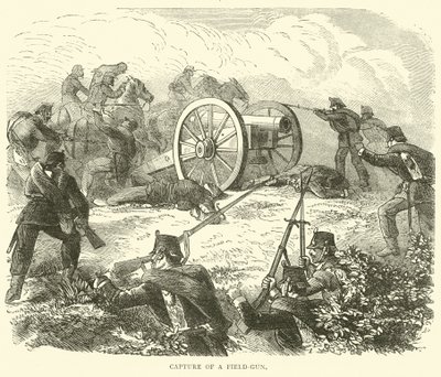 1870年10月、フィールドガンの捕獲 作： English School