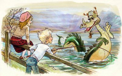 ネス湖の怪物を捕まえる 作： English School