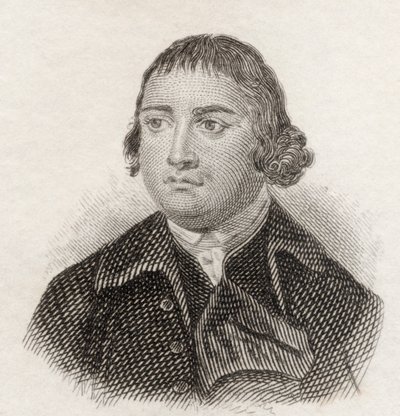 1825年に出版された「クラブの歴史辞典」からのチャールズチャーチル 作： English School