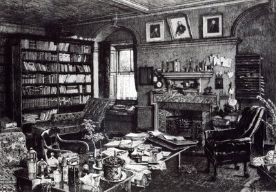 チャールズダーウィンズ、ダウンハウスで学ぶ1882 作： English School