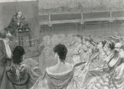 チャールズディケンズ、セントジェームズホールで朗読、1870年 作： English School