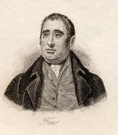 1825年に出版された「クラブの歴史辞典」からのチャールズジェームズフォックス 作： English School