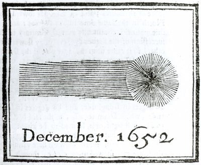 チャールズ彗星、1652年12月 作： English School