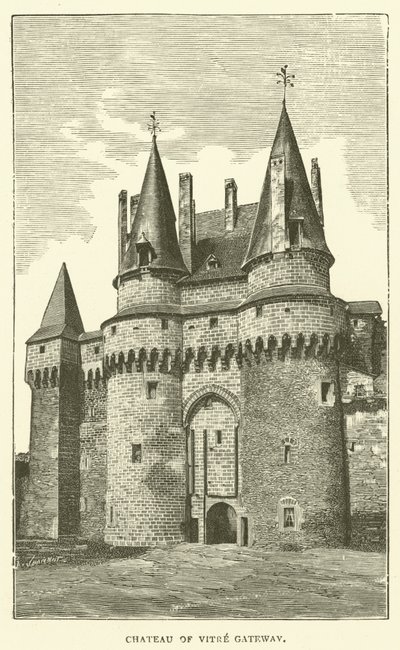 Chateau of Vitre Gateway (彫刻) 作： English School