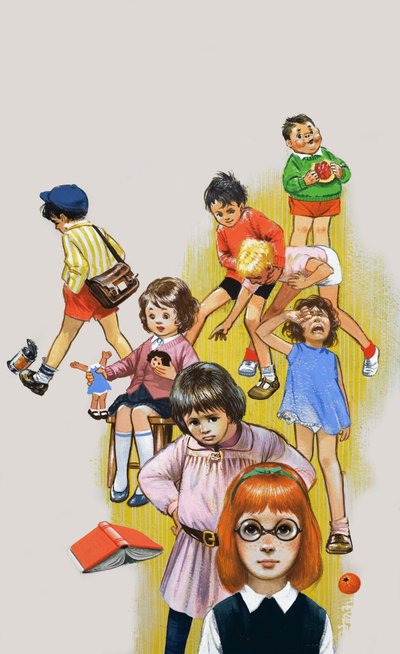 遊んで戦っている子供たち 作： English School