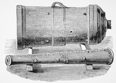 中国のモンスター迫撃砲、1845 作： English School