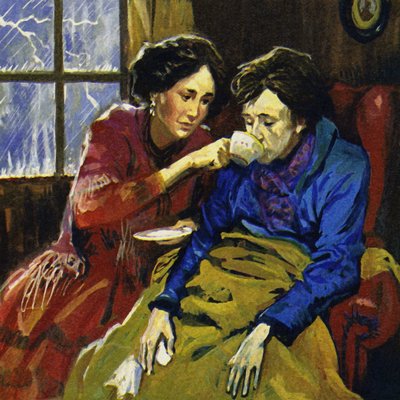 ショパンは、小説家のジョージサンドが病気になったときに看護した 作： English School
